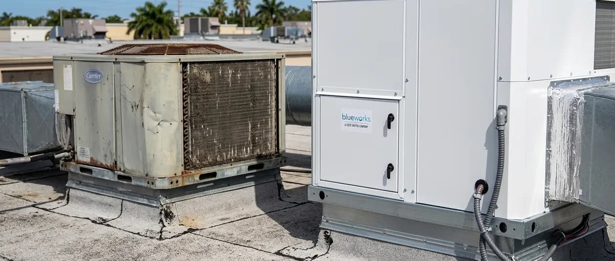 Riverview, FL commercial facility — filter and coil maintenance by Blue Works HVAC
